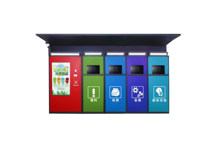 智能垃圾分類房助力小區垃圾分類的精細化管理